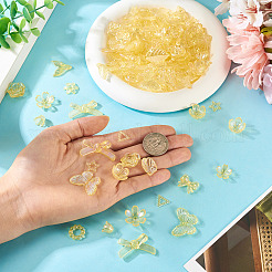 182шт 100г прозрачные акриловые бусины&nbsp;OACR-TA0003-69B