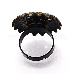 Основание-кольцо из сплава и железа с вращающимся подносом&nbsp;MAK-T012-13AB