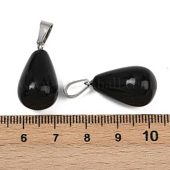 Природные подвески обсидиана&nbsp;G-S364-072P-03