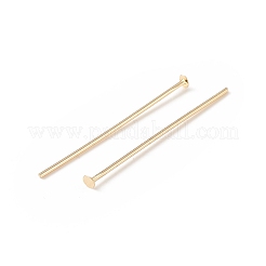 Латунные шпильки с плоской головкой&nbsp;X-KK-WH0058-03B-G02