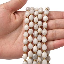 Натуральные белые сумасшедшие агатовые бусины&nbsp;G-F809-A54-01