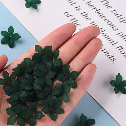 Матовые акриловые колпачки из бисера MACR-S371-05A-735