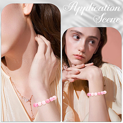 90шт 6 цвета силиконовые бусины&nbsp;SIL-PA0001-07A