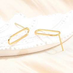 Латунь серьги&nbsp;X-KK-T038-484B