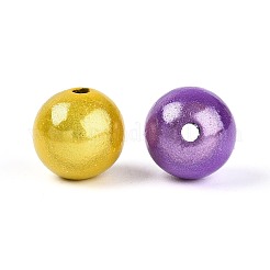 Лакированные бусины из акрила &nbsp;MACR-Q154-12mm-01M-01