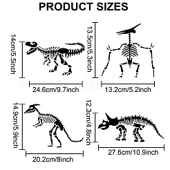 1 комплект трафаретов для рисования домашних животных&nbsp;DIY-MA0002-46