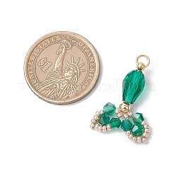 Прозрачные стеклянные подвески&nbsp;PALLOY-MZ00725-02