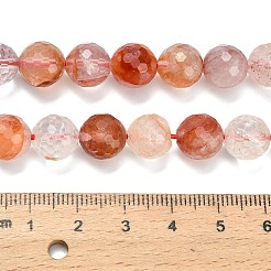 Нити бусин из натурального красного гематоидного кварца/железистого кварца класса А&nbsp;G-L642-F03-10mm