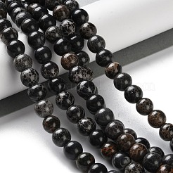 Нити бусин из окрашенного натурального регалита/императорской яшмы/морского осадка яшмы&nbsp;G-B124-C01-01