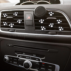 Клипсы на вентиляционные отверстия автомобиля из непрозрачной смолы с принтом кошачьих когтей&nbsp;AJEW-AB00031