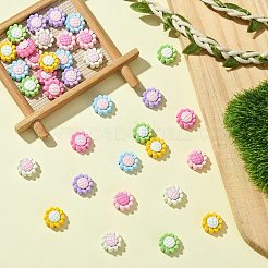 35 шт. 7-цветные бусины из сплава&nbsp;FIND-CJ0011-16