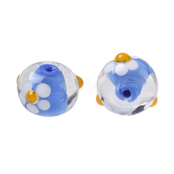 Эмалевые бусины ручной работы в технике лэмпворк&nbsp;LAMP-Z020-04B