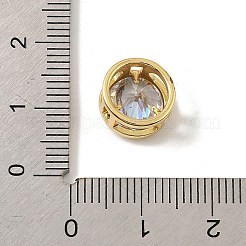 Латунные микро проложить кубического циркония многожильных соединения&nbsp;KK-C111-01G-J