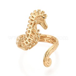 Открытые кольца-манжеты из нержавеющей стали 304 с ионным покрытием (IP) для женщин&nbsp;RJEW-N052-15G