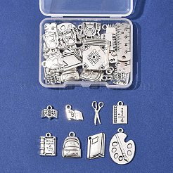 36шт 12 стильные подвески из сплава в тибетском стиле на День учителя&nbsp;TIBE-FS0003-28