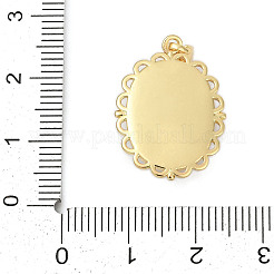 Латунь эмаль подвески&nbsp;KK-U068-11A-01G