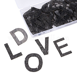 Блестящие термоклеящиеся стразы нашивки&nbsp;DIY-CD0001-10F