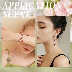 8шт 4 цвета латунные подвески с эмалью&nbsp;KK-NB0002-65