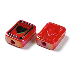 УФ-покрытие Радужные радужные акриловые эмалевые бусины SACR-G034-11E