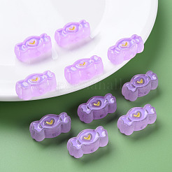 Прозрачные акриловые бусины&nbsp;MACR-S374-05B-03