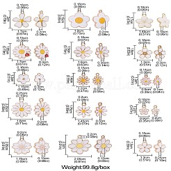 75шт 15 стиля подвески из сплава с эмалью&nbsp;ENAM-CJ0001-89