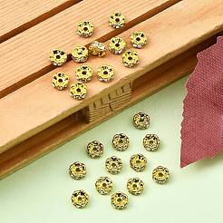 Латунные бусины разделители для поставки стразов&nbsp;RB-A014-L5mm-01G-NF