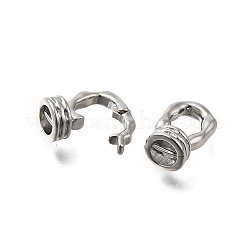 Латунь раз по сравнению с застежками&nbsp;KK-Q048-06P