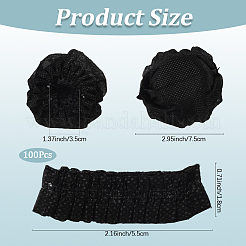 50 пара одноразовых чехлов для микрофона из нетканого материала&nbsp;AJEW-CN0004-87B