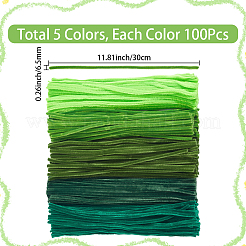 500шт 5-х цветные плюшевые палочки своими руками&nbsp;DIY-SC0003-34