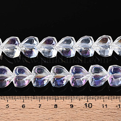 Гальванизируйте прозрачное стекло бисер нитей&nbsp;EGLA-B012-AB10