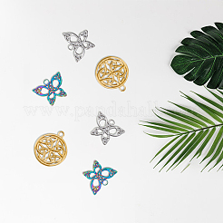 24 шт. 6 стиля подвески из нержавеющей стали 201&nbsp;STAS-DC0013-69