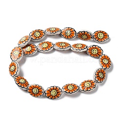 Фарфоровые бусины ручной работы&nbsp;PORC-G011-04B