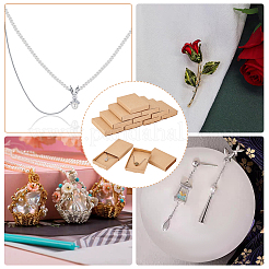 Прямоугольные складные картонные ящики для бумаги&nbsp;CON-WH0094-15B