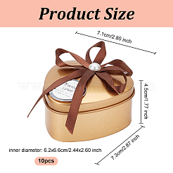 Железный ящик в форме сердца&nbsp;LS-CON-WH0094-43