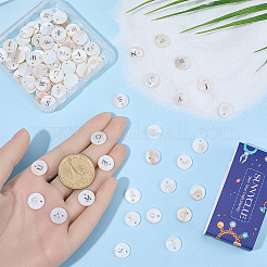 104шт 26 стиля подвески из натуральных пресноводных ракушек&nbsp;SSHEL-SC0001-52