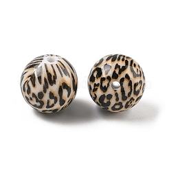 Печать непрозрачных акриловых бусин&nbsp;OACR-Z035-09