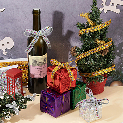 2 карточка 2 цвета блестящие полиэстеровые ленты&nbsp;OCOR-WR0001-32