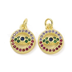 Латунные подвески из микро-паве&nbsp;KK-E068-VF080