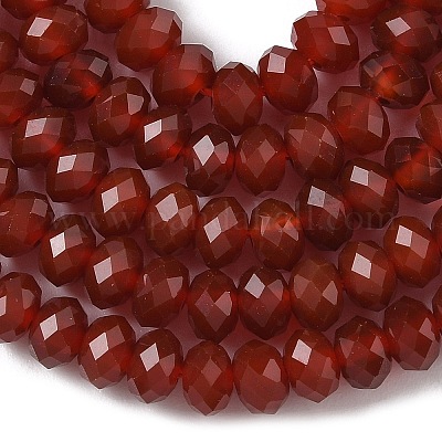 Природные пряди сердолик бисера&nbsp;G-D344-A19-01-1