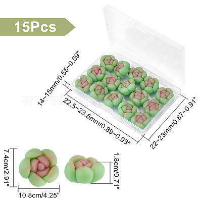 Кабошоны из полимерной глины ручной работы CLAY-CA0001-10-1