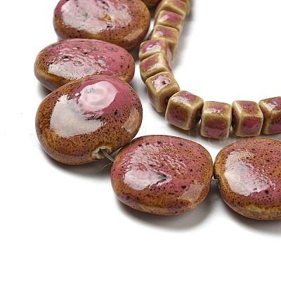 Фарфора ручной работы бисер нитей&nbsp;PORC-B002-19E-1