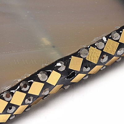 Прямоугольник природных агатовые бусы G-M271-09-1