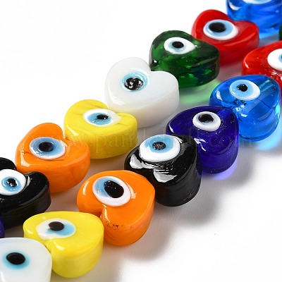 Ручной сглаза бусины бисер нитей&nbsp;LAMP-E023-07B-09-1