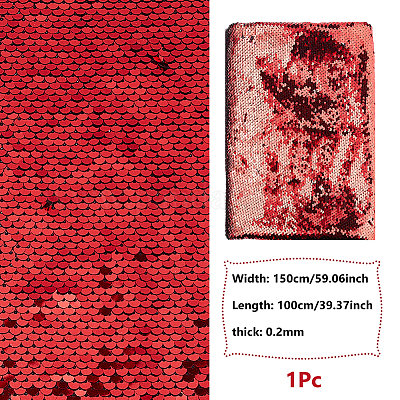 Ткань с пайетками&nbsp;DIY-WH0888-451B-1