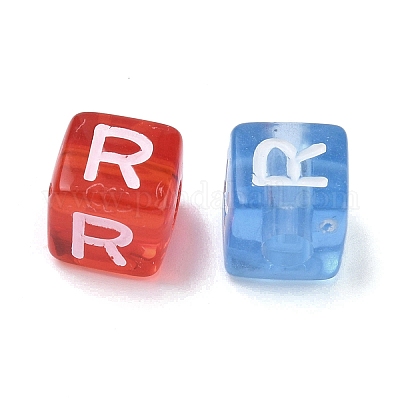 Прозрачные акриловые бусины&nbsp;MACR-K365-07R-1