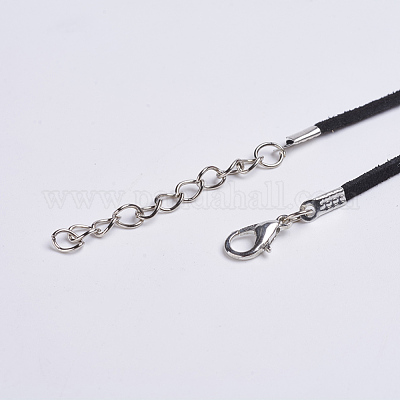 Искусственные замши шнур ожерелье NCOR-R025-4-1