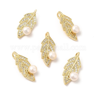 Латунные микро проложить кубического циркония подвески KK-I697-12G-1