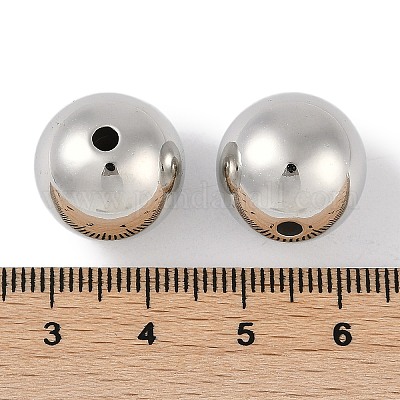 Пластиковые круглые бусины ccb ALUM-U001-08C-09-1