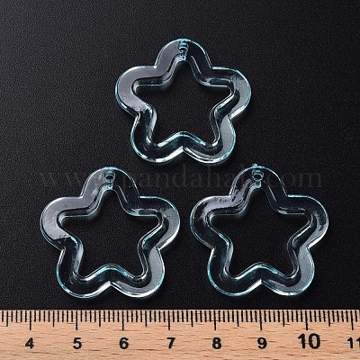 Прозрачные акриловые бусины&nbsp;MACR-S373-24-B08-1