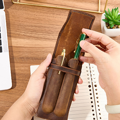 Пенал из кожи crazy horse&nbsp;OFST-WH20816-001B-1